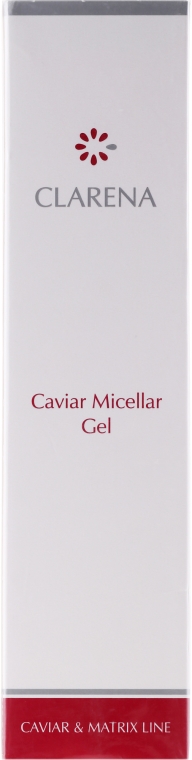 Kawiorowy żel micelarny do twarzy - Clarena Caviar Micellar Gel — Zdjęcie N2