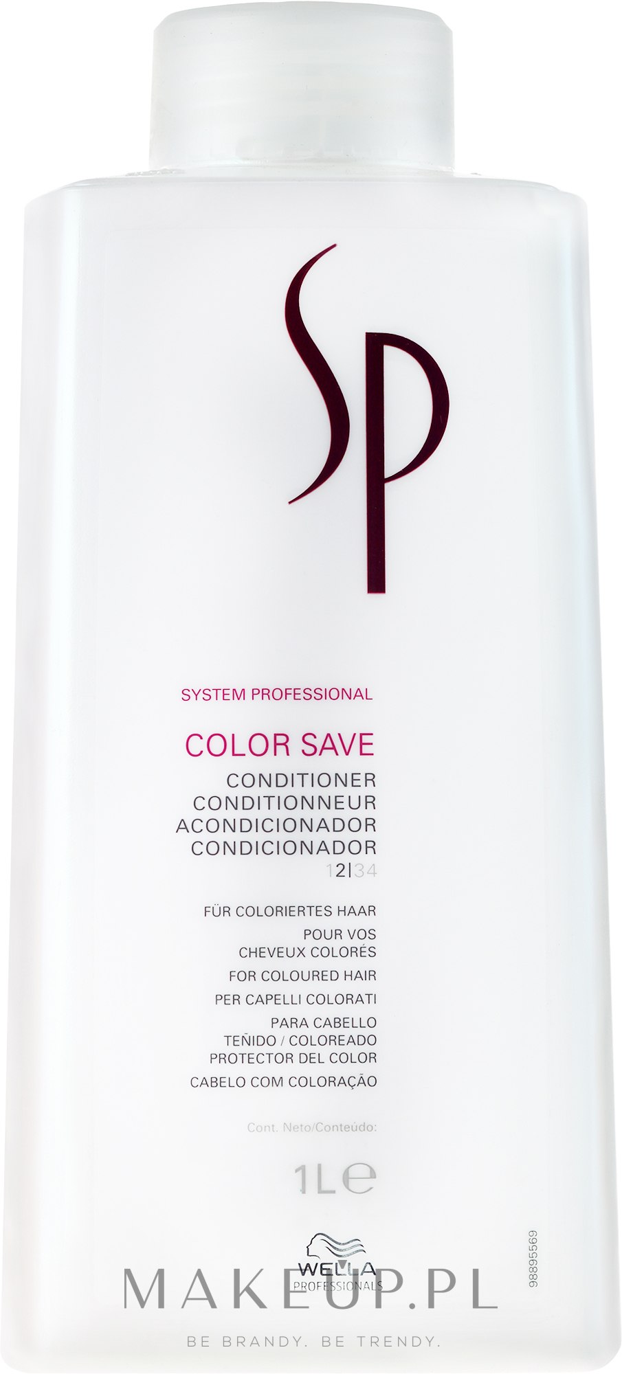 Odżywka do włosów farbowanych - Wella SP Color Save Conditioner — Zdjęcie 1000 ml