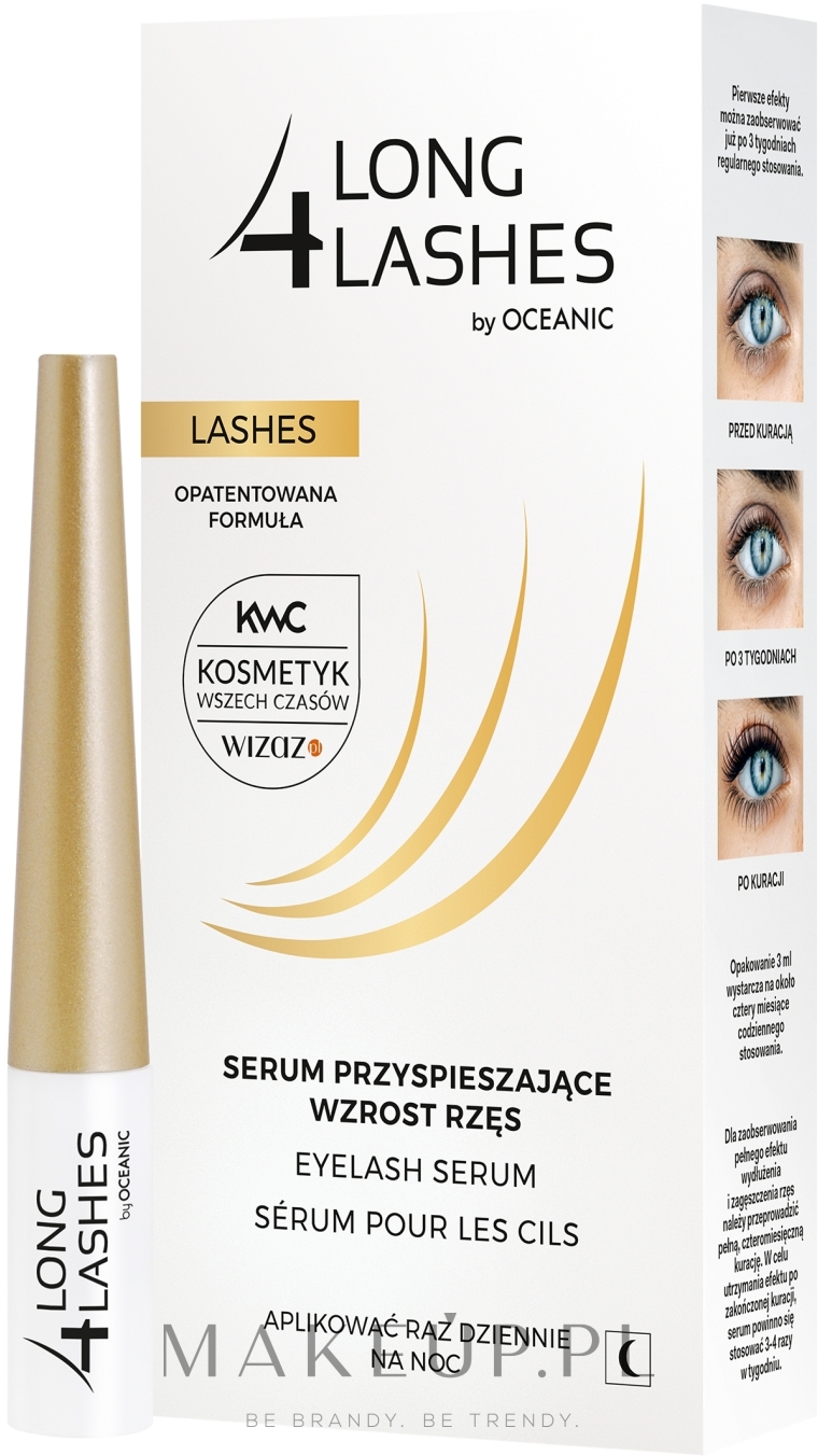 Serum przyspieszające wzrost rzęs - Long4Lashes Eyelash Enhancing Serum — фото 3 ml