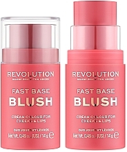 Kup Róż do policzków - Makeup Revolution Fast Base Blush Stick