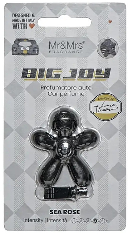 Zapach do samochodu - Mr&Mrs Big Joy Sea Rose Black Car Perfume — Zdjęcie N1