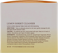 Oczyszczający sorbet do twarzy z ekstraktem z cytryny - The Skin House Lemon Sorbet Cleanser — Zdjęcie N3