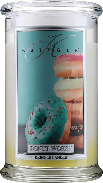 Świeca zapachowa w słoiku - Kringle Candle Donut Worry — Zdjęcie N2