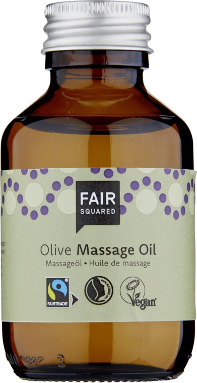 Arganowa oliwka do masażu ciała - Fair Squared Olive Massage Oil — Zdjęcie N1