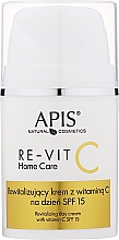 Rewitalizujący krem do twarzy na dzień z witaminą C - APIS Professional Re-Vit C Home Care Revitalizing Day Cream With Vitamin C SPF 15 — Zdjęcie N1