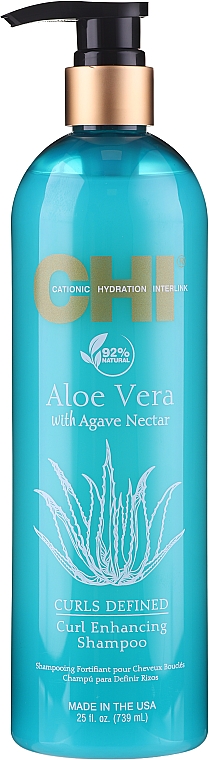 Szampon definiujący skręt loków Aloes - CHI Aloe Vera Curl Enhancing Shampoo	 — Zdjęcie N7