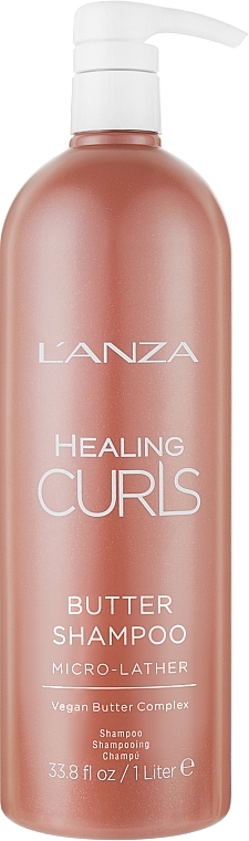 Szampon olejowy do włosów kręconych - L'anza Curls Butter Shampoo — Zdjęcie N2