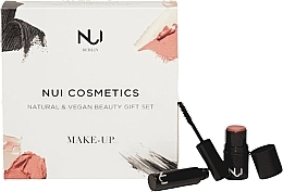 Kup Zestaw - NUI Cosmetics Vegan & Natural Mindful Make-up Set (mascara/7.5ml + blush/5g)