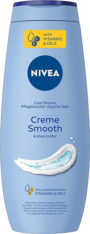 Kremowy żel pod prysznic Masło shea - NIVEA Smooth Shower Gel — Zdjęcie N1