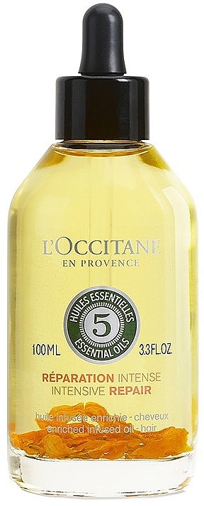 Regenerujący olejek do włosów - L'Occitane Aromachologie Intensive Repair Enriched Infused Oil — Zdjęcie N1
