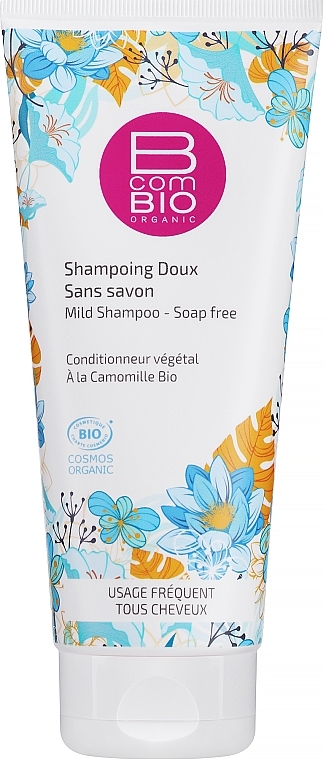 Łagodny szampon do włosów - BomBIO Mild Shampoo Soap Free — Zdjęcie N1