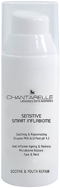 Peeling enzymatyczny do skóry wrażliwej - Chantarelle Sensitive Smart Inflabiome — Zdjęcie N1