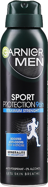 Antyperspirant-dezodorant w sprayu dla mężczyzn - Garnier Men Mineral Deodorant Sport — Zdjęcie N1