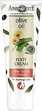 Krem do stóp z ekstraktem z aloesu i prebiotykami - Aphrodite Aloe Vera Foot Cream — Zdjęcie N1