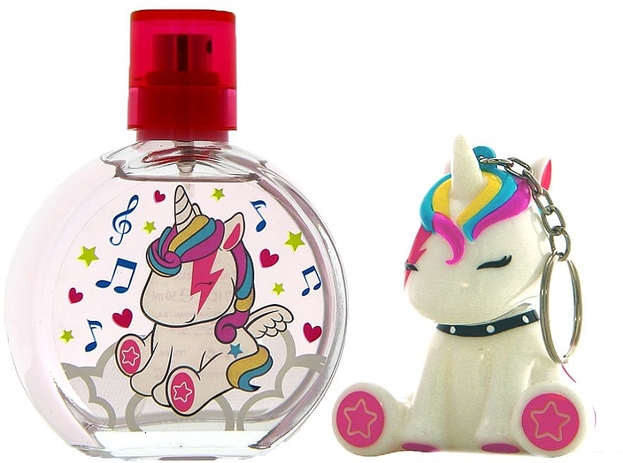 Air-Val International Eau My Unicorn - Zestaw (edt/50ml + l/gloss/2g) — Zdjęcie N2