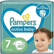 Kup Pieluchy Active Baby 7 (15 + kg), 40 szt - Pampers