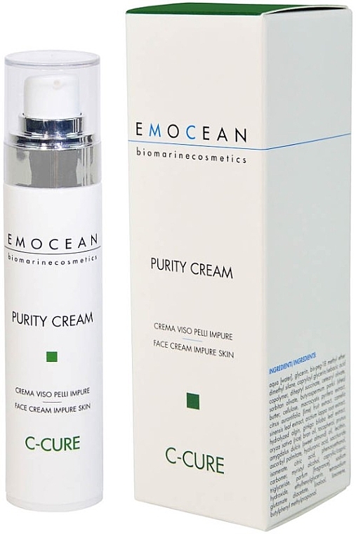 Krem do twarzy dla skóry problematycznej - Emocean C-Cure Purity Cream — Zdjęcie N2