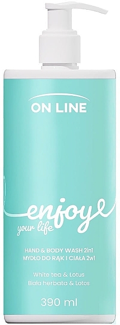 Mydło do rąk i ciała 2w1 Enjoy - On Line Hand & Body Wash — Zdjęcie N1