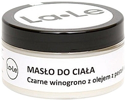 Kup PRZECENA! Masło do ciała z czarnych winogron - La-Le Body Oil  *