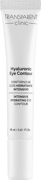 Krem na kontur oczu - Transparent Clinic Hyaluronic Eye Contour  — Zdjęcie N1