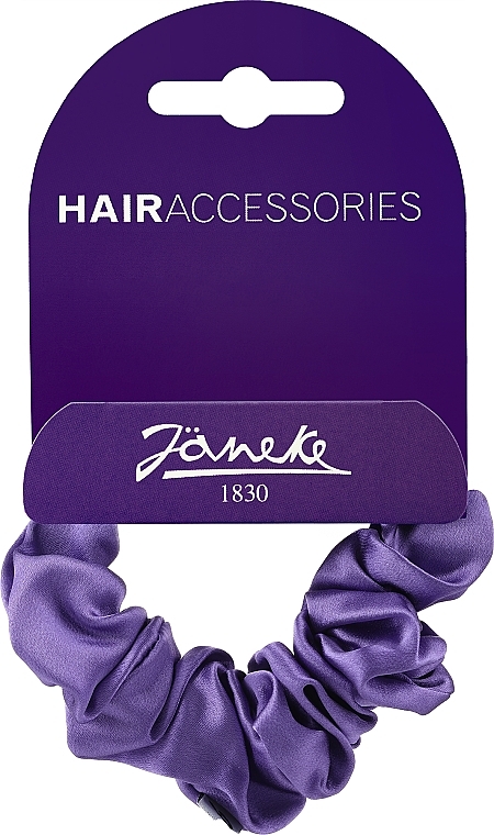 Opaska do włosów z tkaniny CM7000, fioletowa - Janeke Elastic Scrunchie — Zdjęcie N1