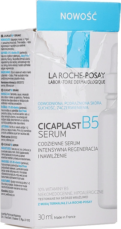 PRZECENA! Rewitalizujące serum do twarzy - La Roche-Posay Cicaplast B5 Serum * — Zdjęcie N3
