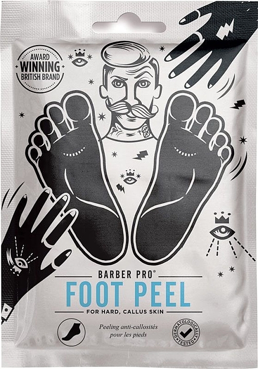 Maska-peeling do stóp - BarberPro Foot Peel Foot Mask — Zdjęcie N1