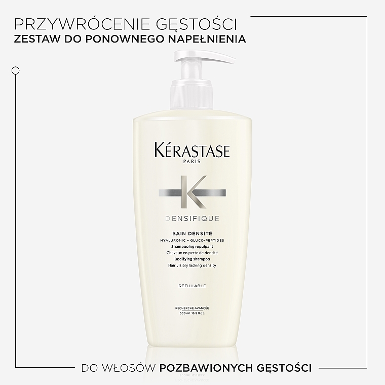 Kąpiel zwiększająca gęstość włosów - Kérastase Densifique Bain Densité Bodifying Shampoo — Zdjęcie N3