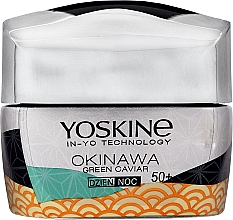 Kup Krem do twarzy rozprasowujący zmarszczki 50 + - Yoskine Okinava Green Caviar 50+ Japanese Wrinkle Eraser