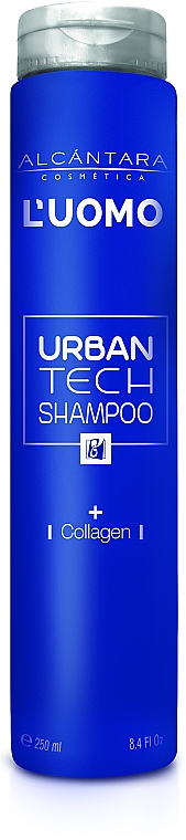 Wzmacniający szampon do włosów - Alcantara L'Uomo Urban Tech Shampoo — Zdjęcie N1