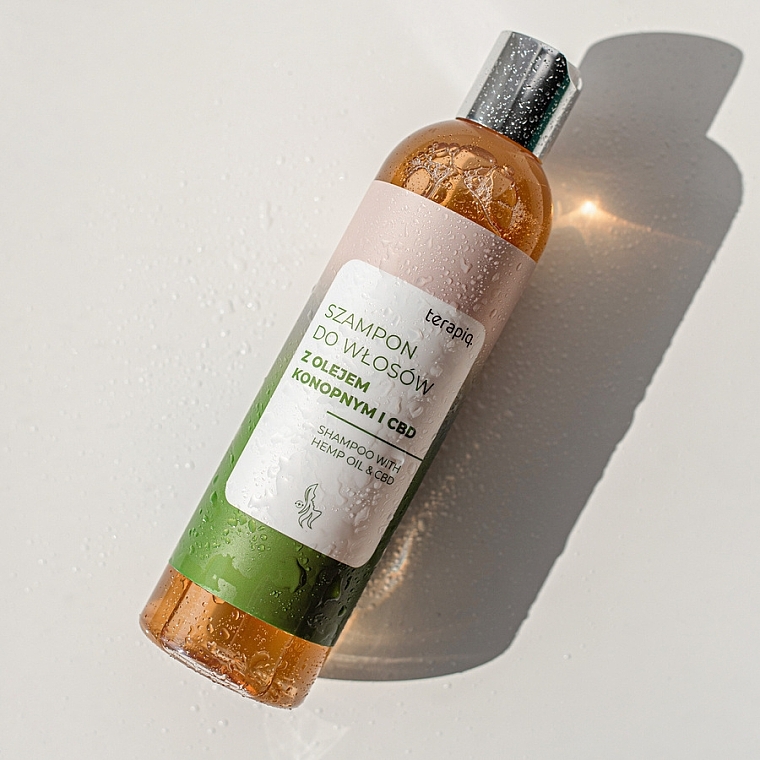 Szampon do włosów z olejem konopnym - Terapiq Shampoo With Hemp Oil & CBD — Zdjęcie N2