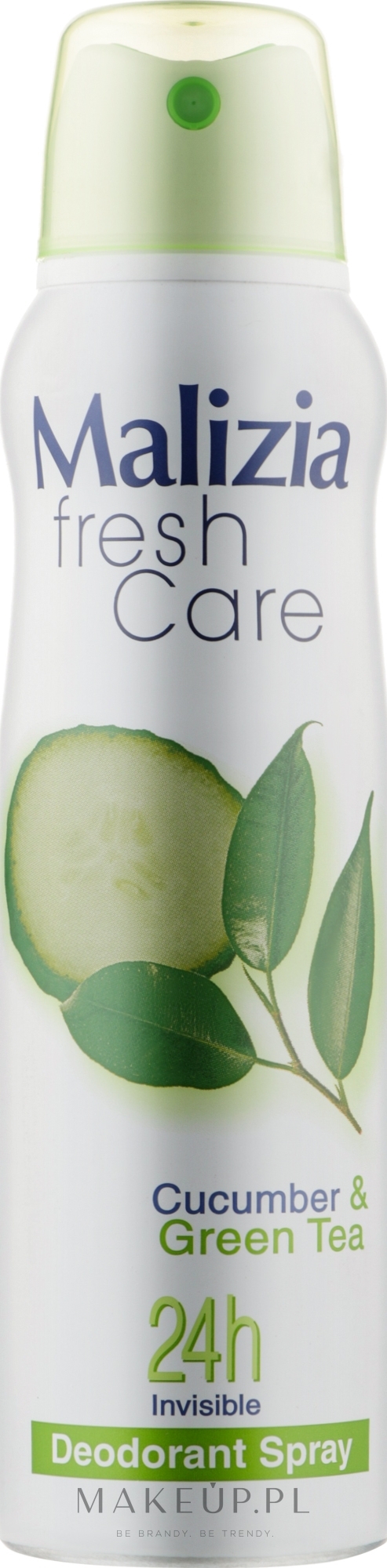 Antyperspirant Słodka pomarańcza i cedr - Malizia Frash Care Deodorant Spray Cucumber & Green Tea — Zdjęcie 150 ml