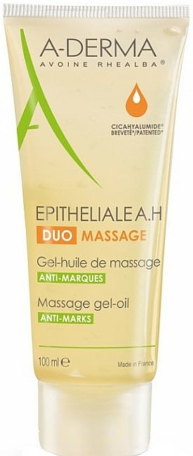 Żelowy olejek do masażu przeciw bliznom i rozstępom - A-Derma Epitheliale AH Massage — Zdjęcie N9