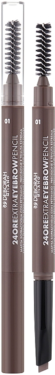 Kredka do brwi - Deborah 24Ore Extra Eyebrow Pencil — Zdjęcie N1