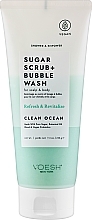 Kup Peeling cukrowy do skóry głowy i ciała Pure ocean - Voesh Sugar Scrub+Bubble Wash Clean Ocean