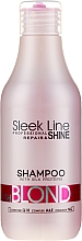 Kup Szampon do włosów blond nadający różowy odcień - Stapiz Sleek Line Blush Blond Shampoo