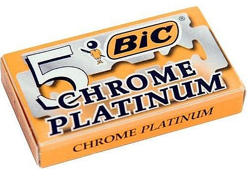 Żyletki do maszynki do golenia, 5 szt. - Bic Chrome Platinum — Zdjęcie N1