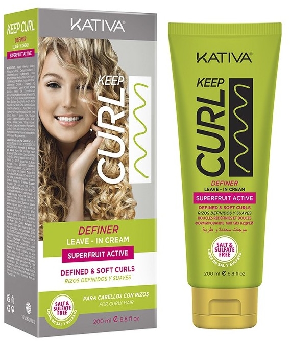 Aktywator loków - Kativa Keep Curl Definer Leave In Cream — Zdjęcie N1