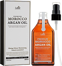 Wygładzający olejek arganowy do włosów - La'dor Premium Morocco Argan Oil — Zdjęcie N2