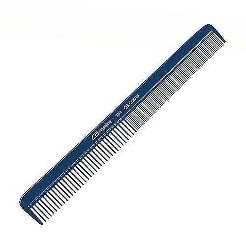 Grzebień do strzyżenia włosów, niebieski - Comair 354 Celcon — Zdjęcie N1