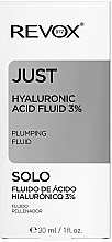 Hialuronowy płyn do twarzy - Revox Just Hyaluronic Acid Fluid 3% — Zdjęcie N2