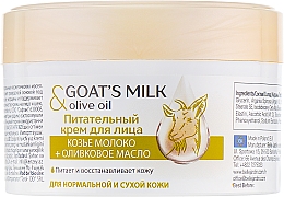 Odżywczy krem do twarzy z mlekiem kozim i oliwą z oliwek - Belle Jardin Cream Goat’s Milk & Olive Oil — Zdjęcie N2