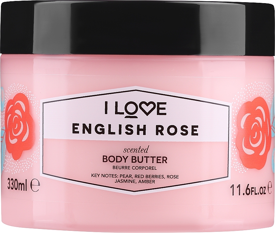 Masło do ciała Angielska róża - I Love... English Rose Body Butter — Zdjęcie N1