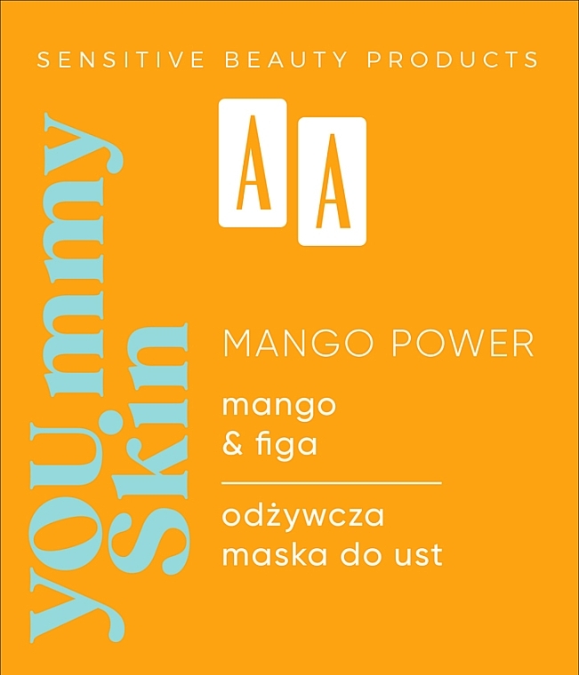 Odżywcza maska do ust - AA You.mmy Skin Mango Power — Zdjęcie N5