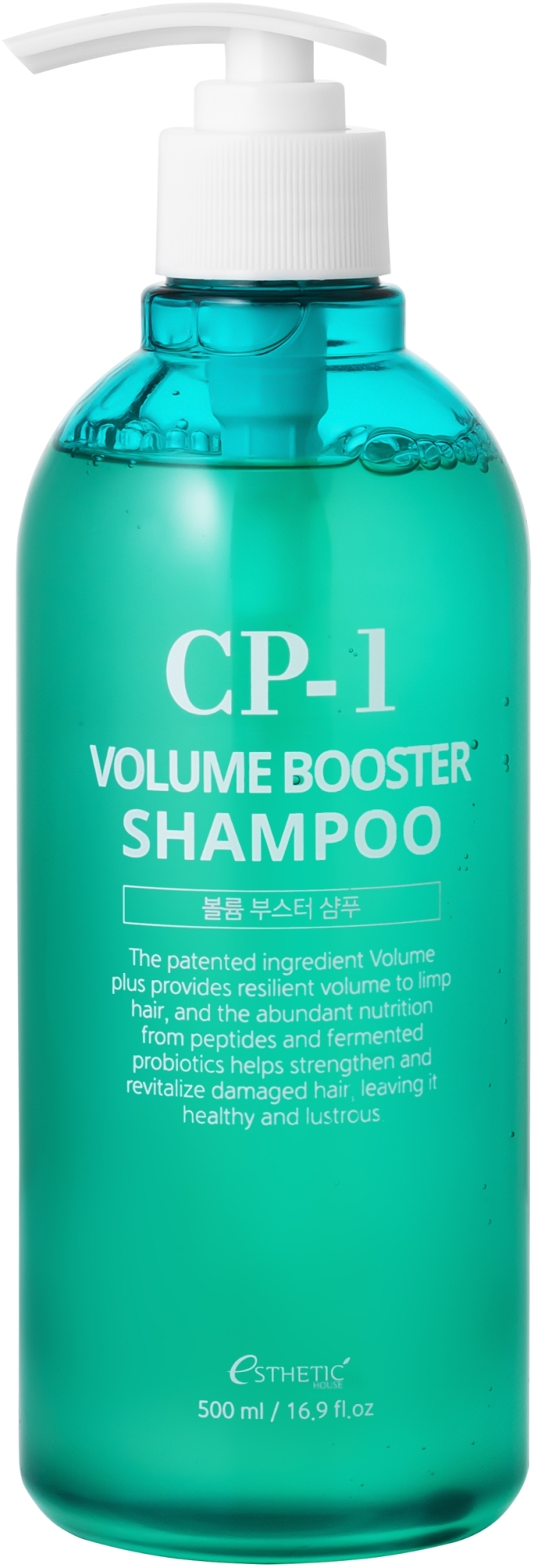 Szampon nadający objętość cienkim włosom - Esthetic House CP-1 Volume Booster Shampoo — Zdjęcie 500 ml