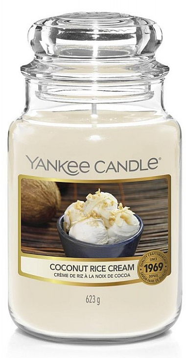 Świeca w szklanym słoju - Yankee Candle Coconut Rice Cream Votive Candle — Zdjęcie N1