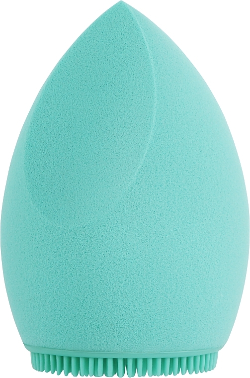 Gąbka do twarzy, dwustronna, turkusowa - Oriflame Waunt Ultimate Bounce Facial Sponge — Zdjęcie N1