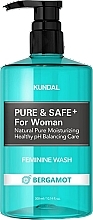 Kup Środek higieny intymnej dla kobiet - Kundal Pure & Safe Feminine Wash Bergamot