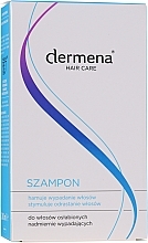PRZECENA! Szampon hamujący wypadanie i stymulujący wzrost włosów - Dermena Hair Care Shampoo * — Zdjęcie N5