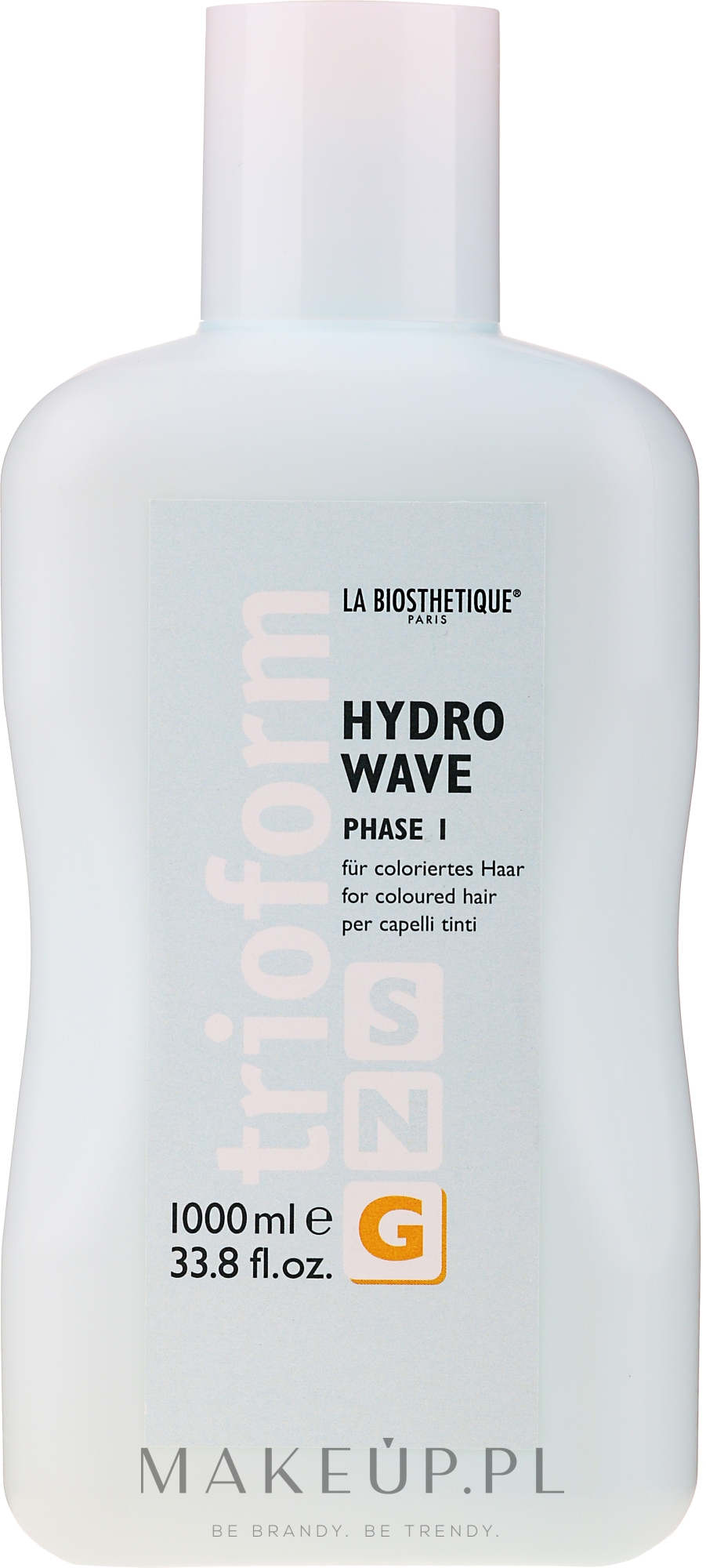 Balsam do trwałej ondulacji do włosów farbowanych - La Biosthetique TrioForm Hydrowave G Professional Use — Zdjęcie 1000 ml